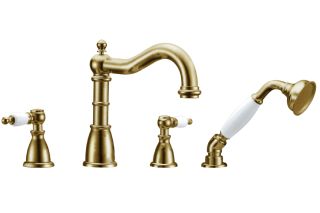 Смеситель на борт ванны Boheme Medici бронза 391